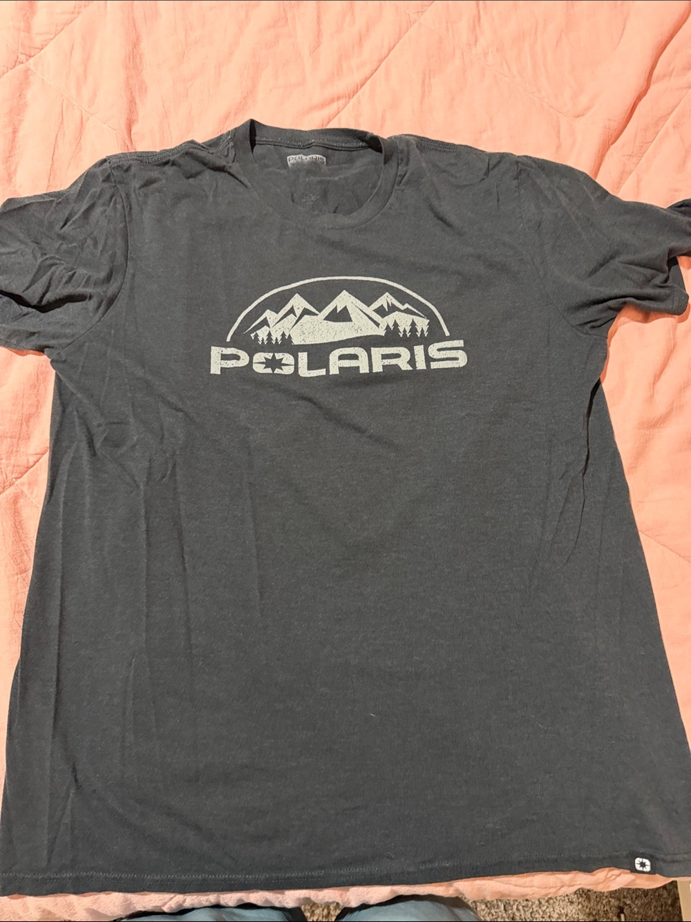 Polaris Men's Black Short Sleeve Logo Tee